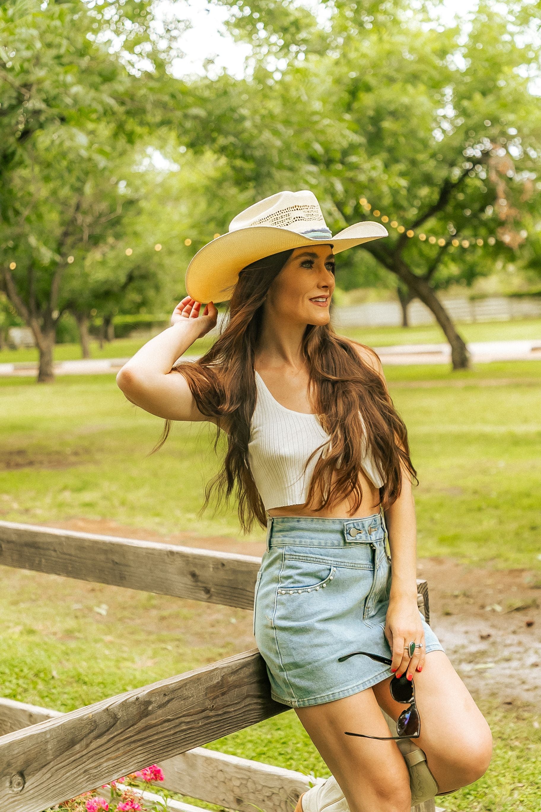Southern Belle Denim Skirt