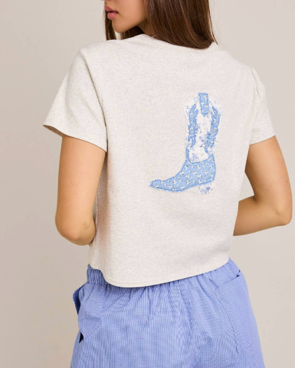 Crochet Cowgirl Baby Tee