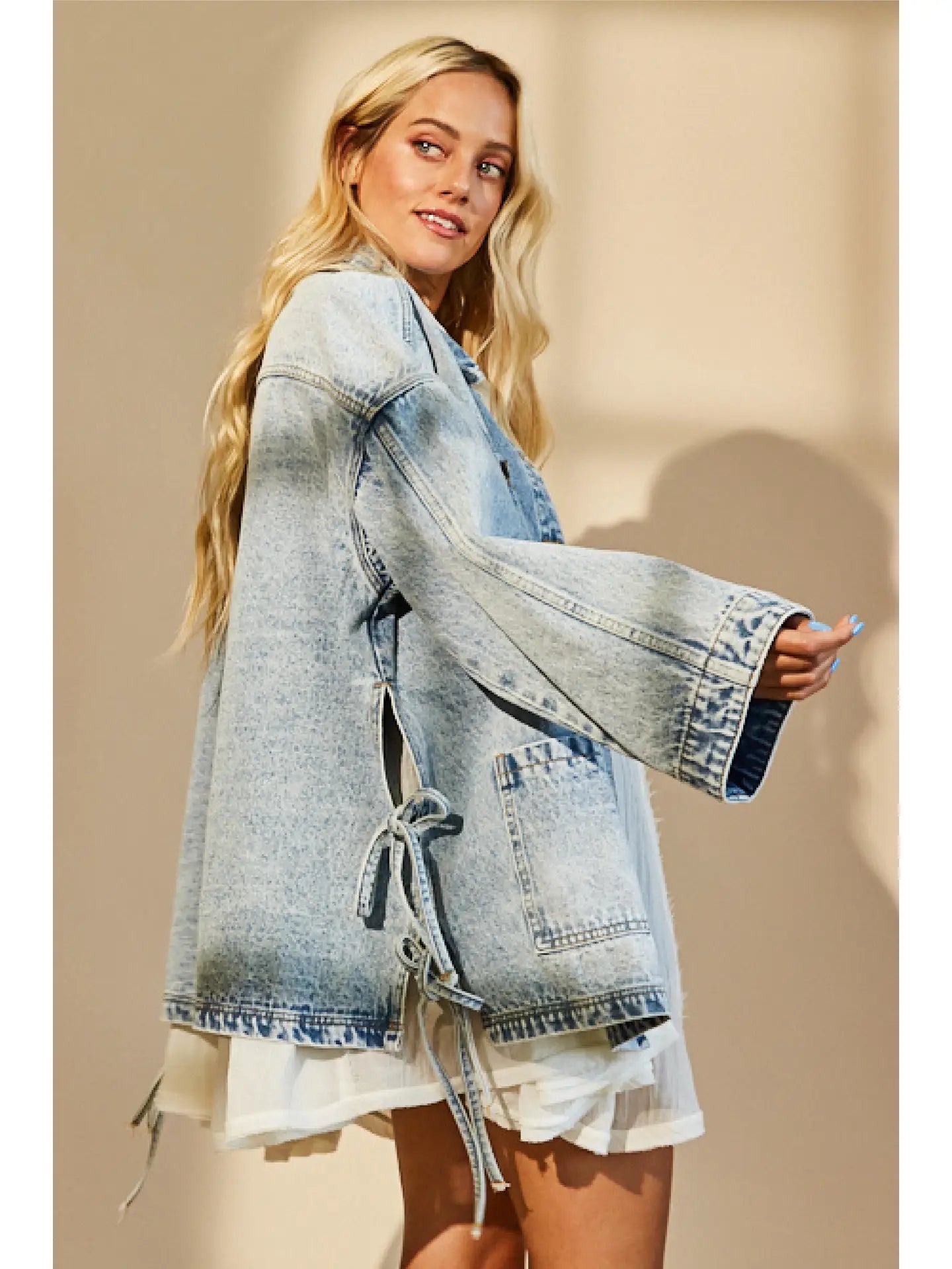 Old West Oversized Denim Jacket