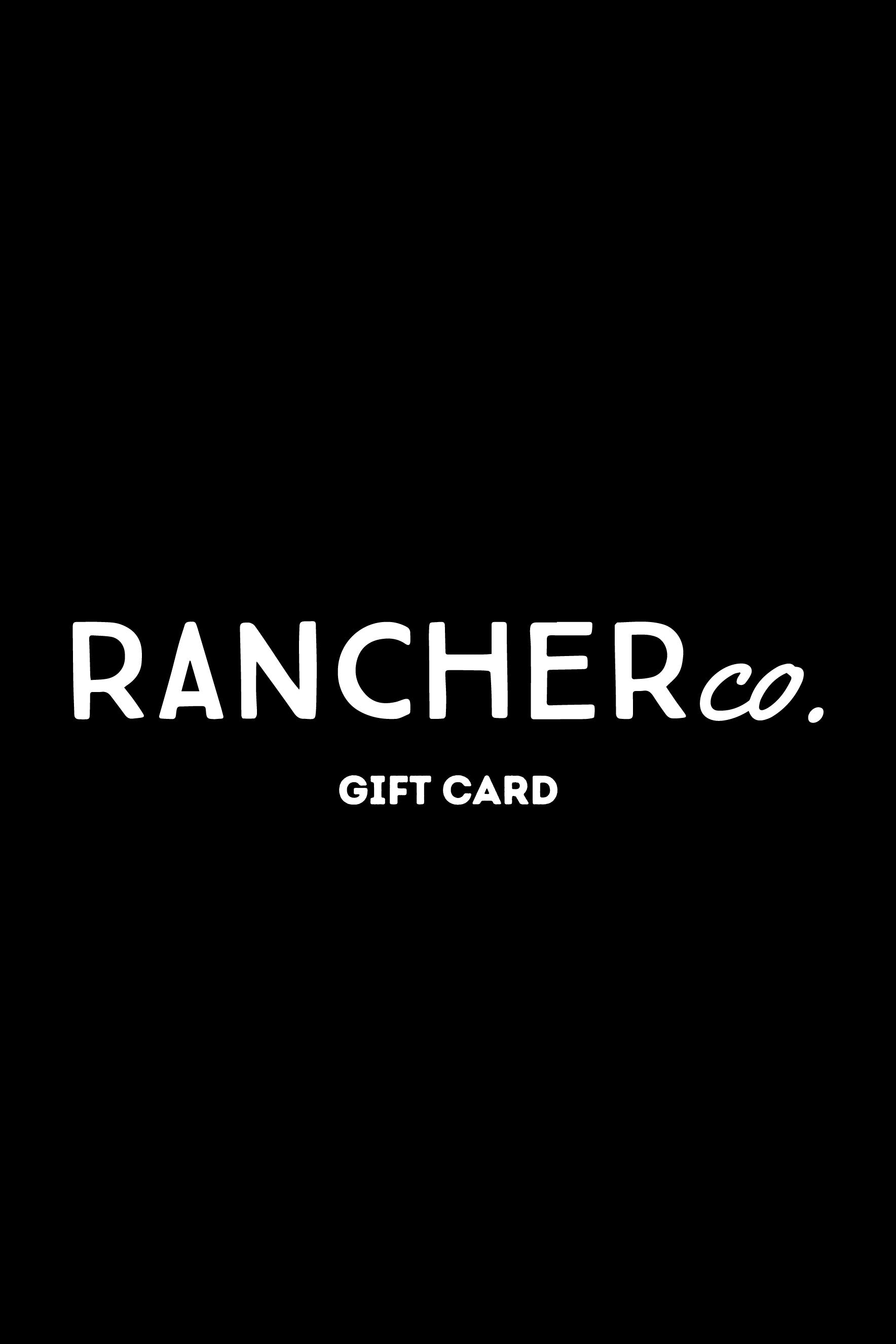 Rancher Co Gift Card