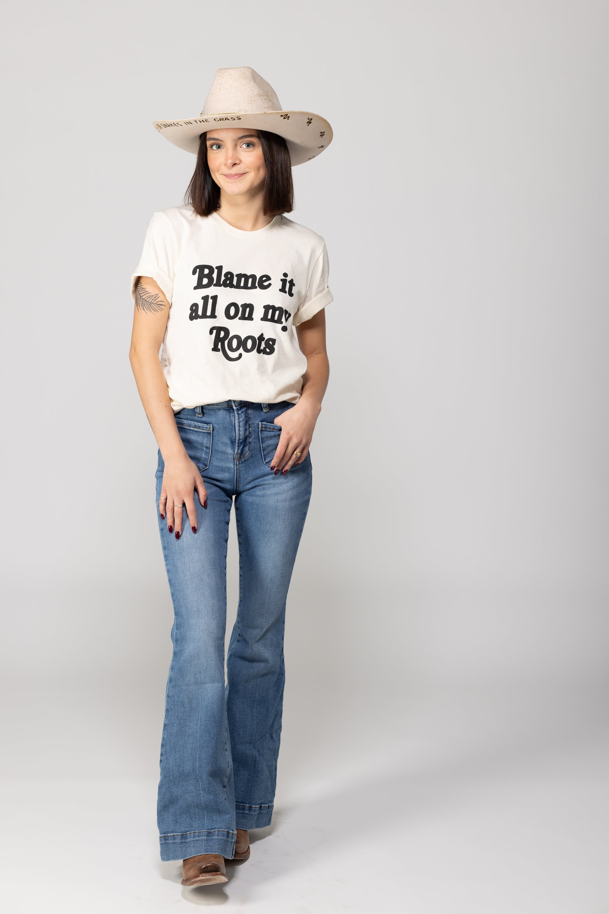 Blame It All On My Roots Graphic Tee