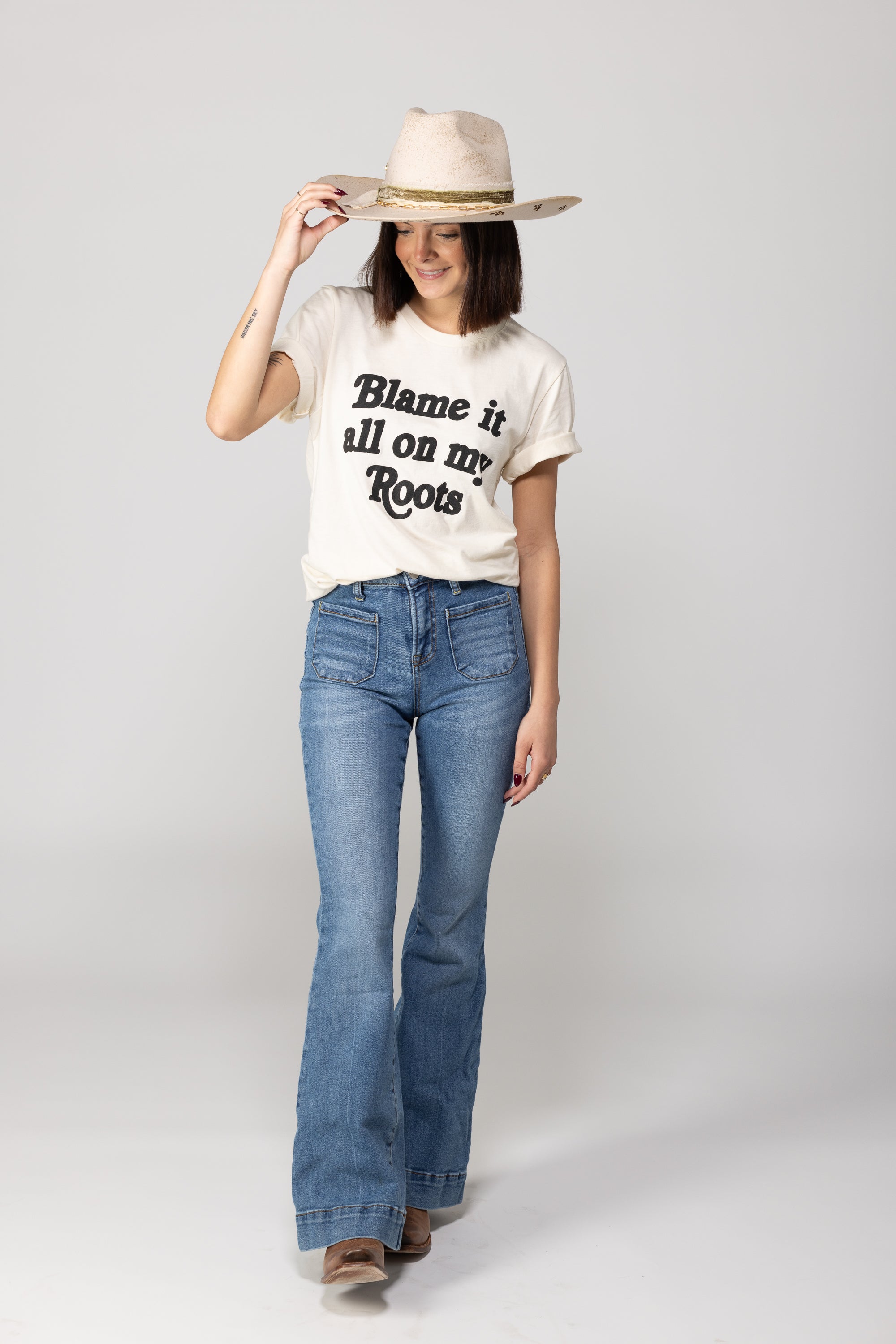 Blame It All On My Roots Graphic Tee