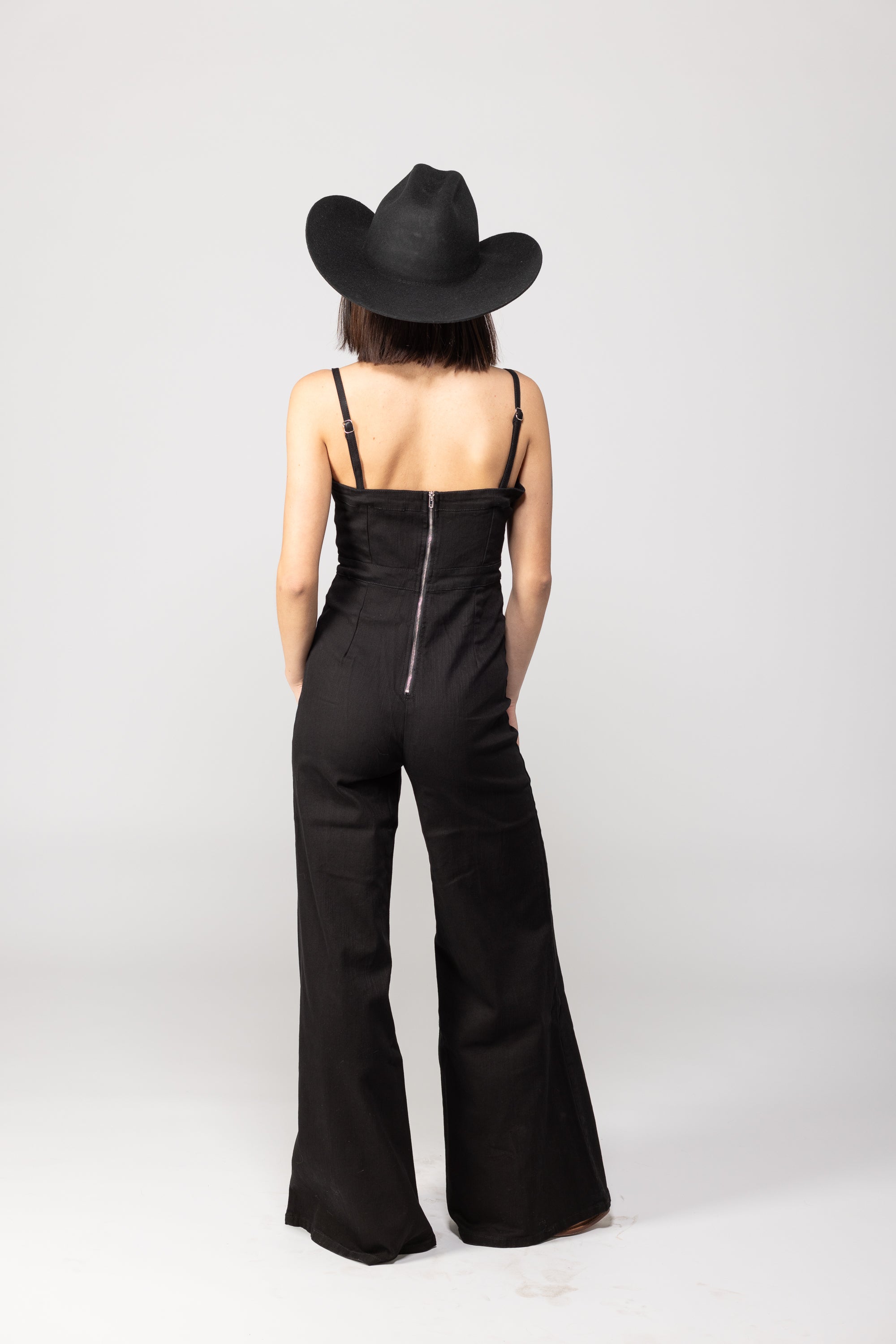 Smoke Show Denim Jumpsuit