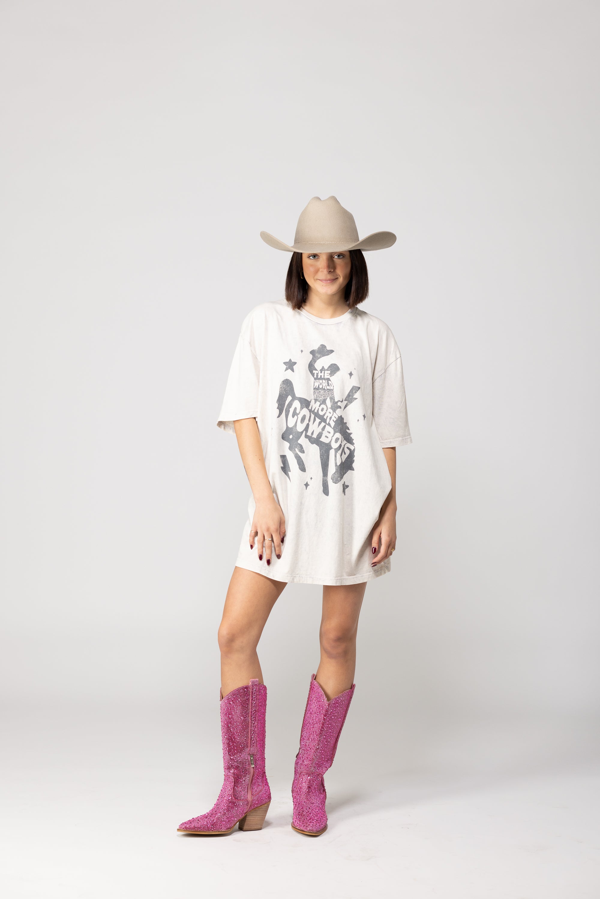 The World Needs More Cowboys Rodeo Graphic Tee