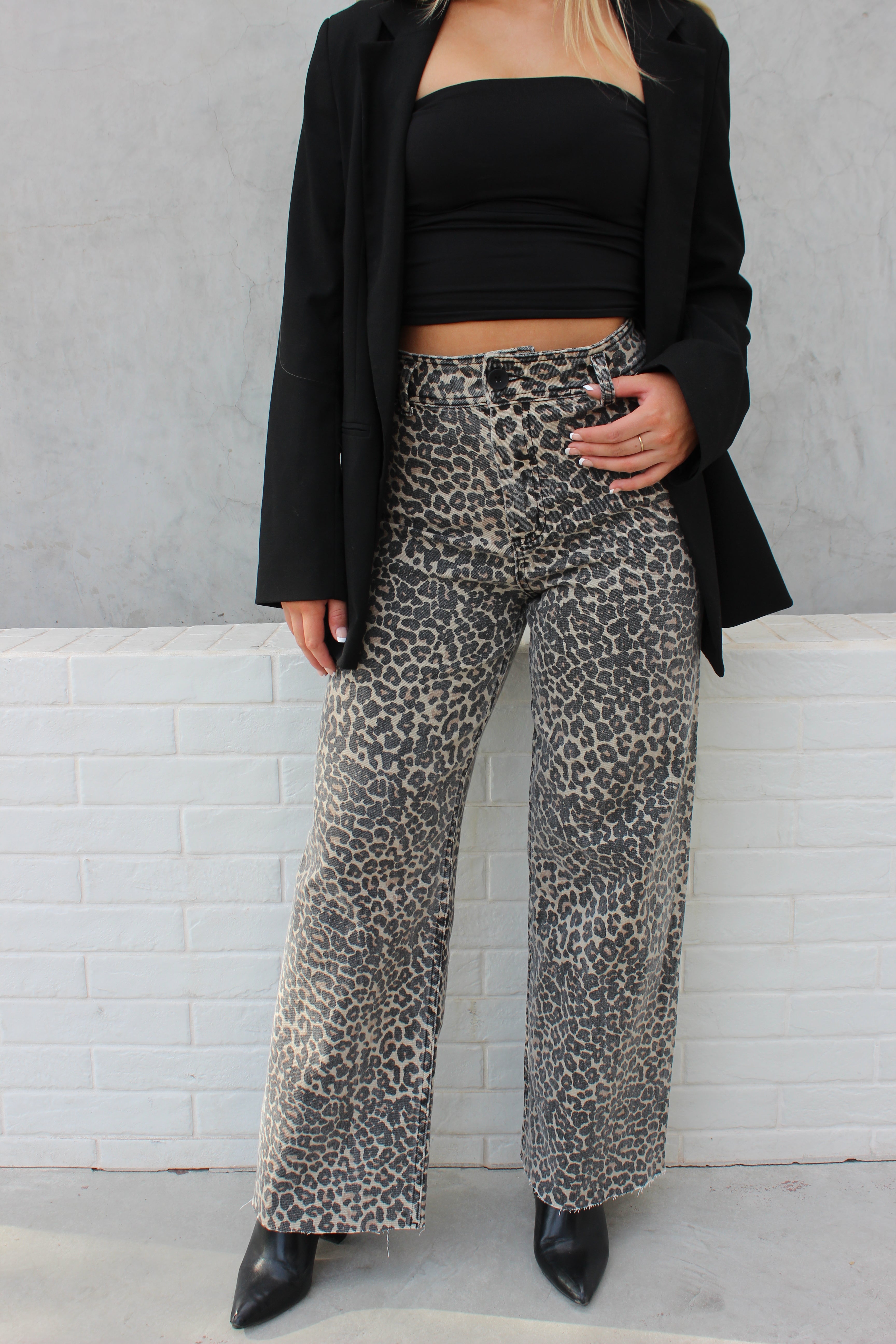 Feline Fine Leopard Pants