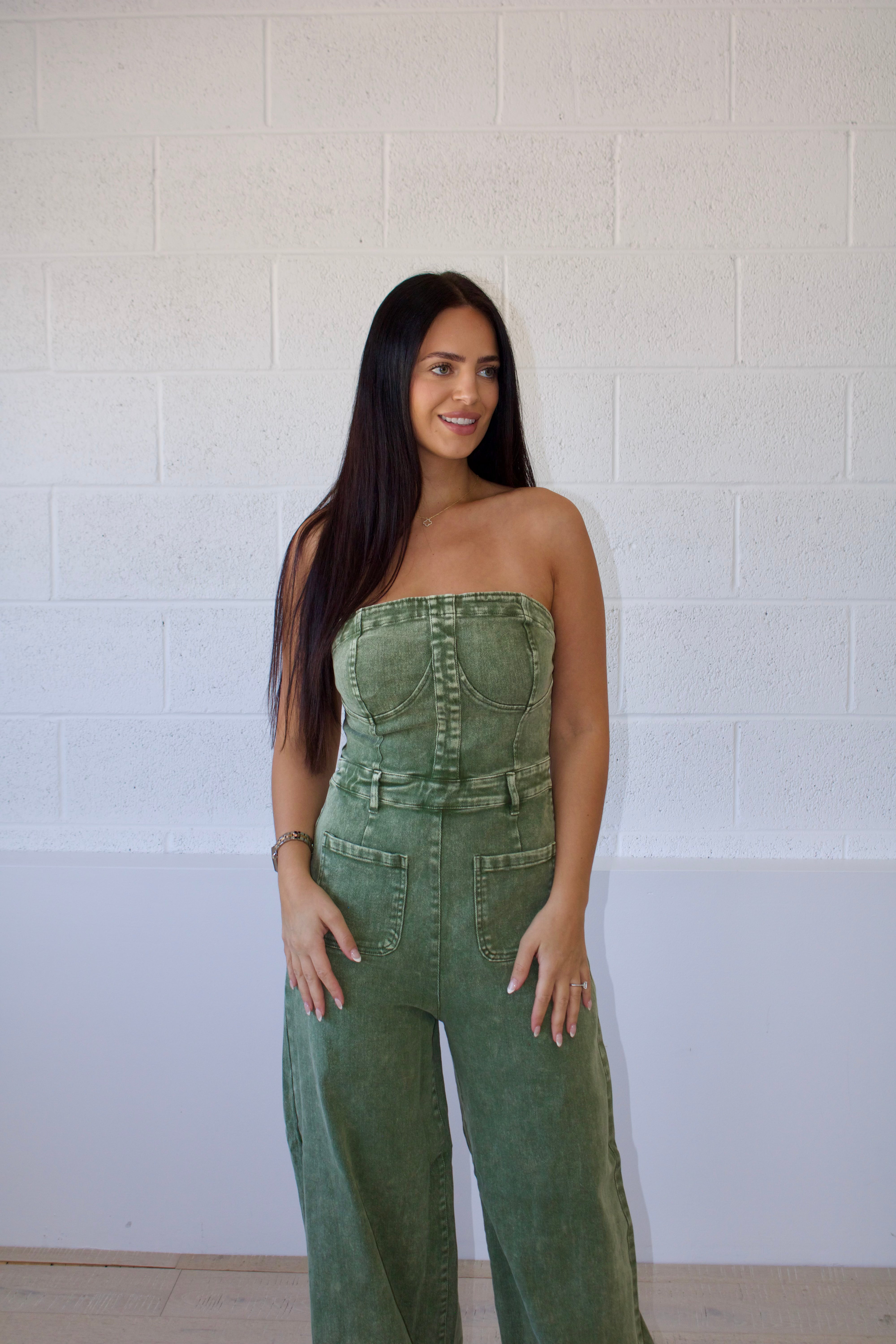 Saguaro Strapless Jumpsuit