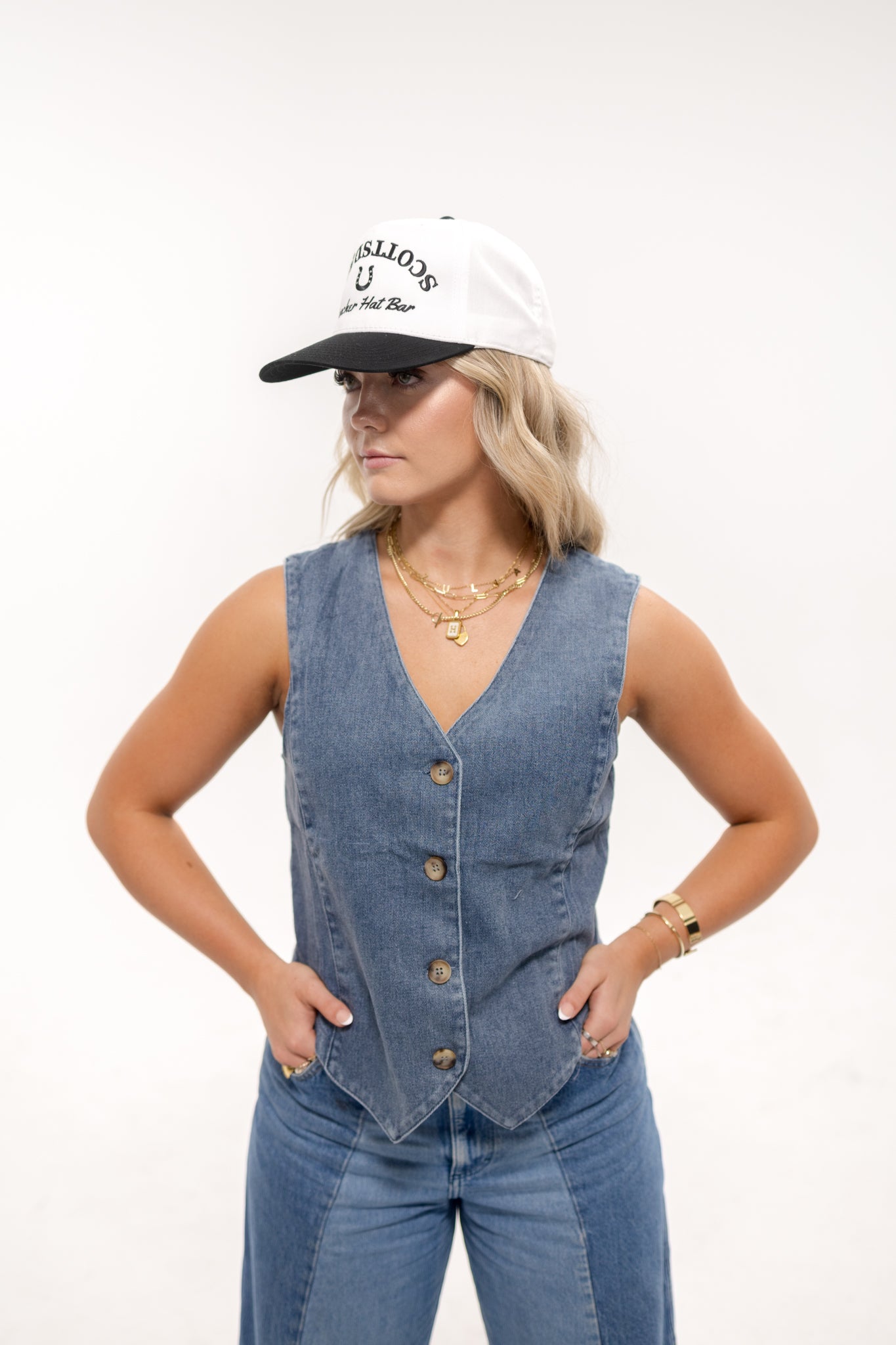 Giddy Up Denim Vest