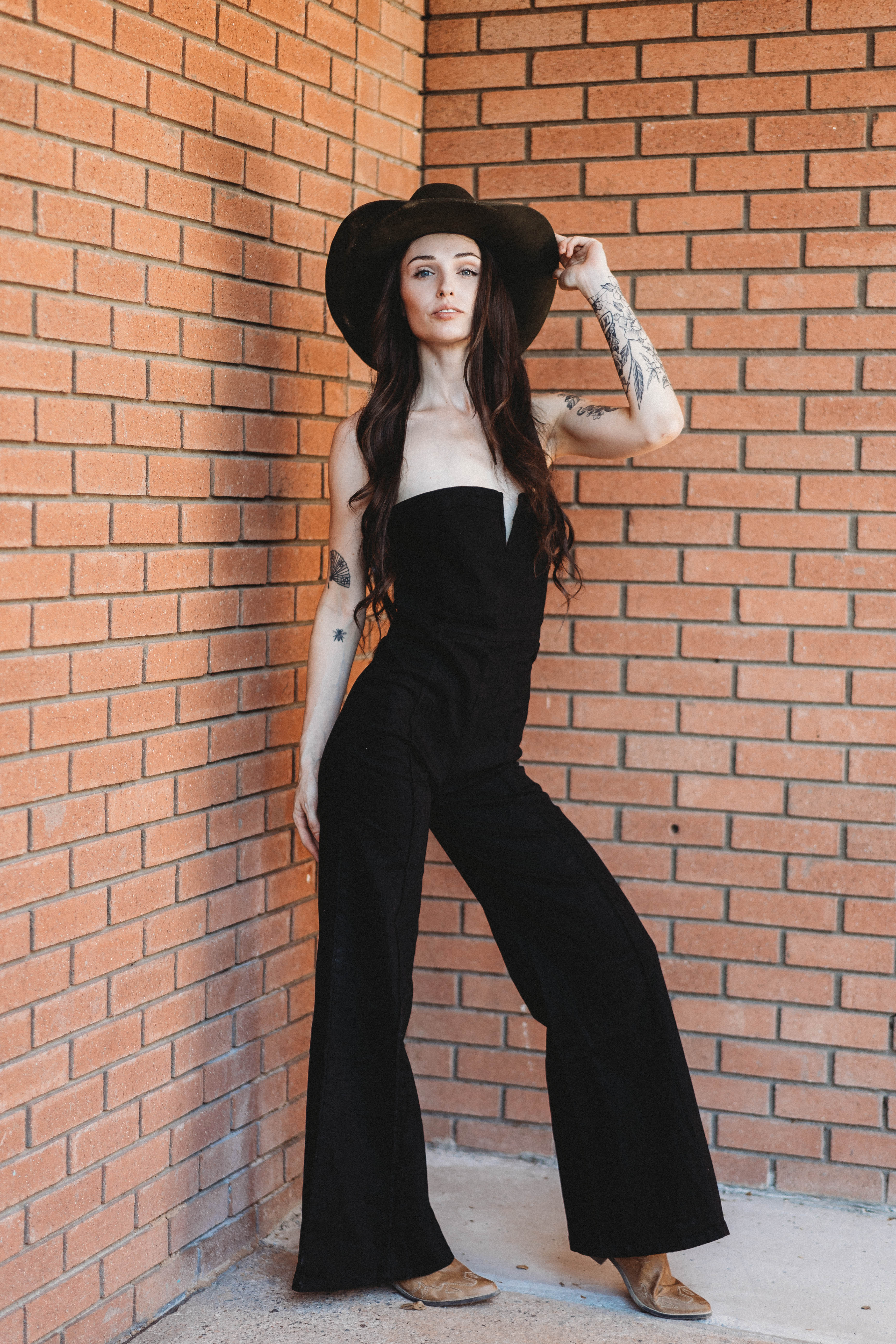 Smoke Show Denim Jumpsuit